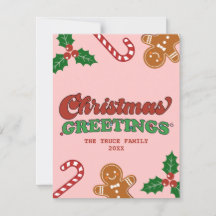 Cute Retro Christmas Greetings