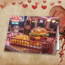 Cute Retro Diner Happy Anniversary