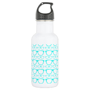 Cute Retro Eyeglass Hipster 532 Ml Water Bottle