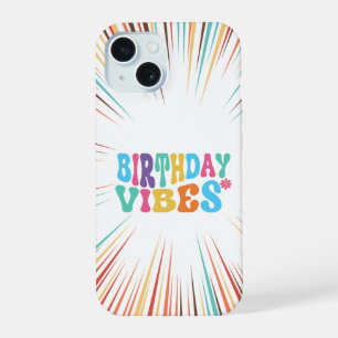 Cute Retro Funny Phone Case   birthday vibes 
