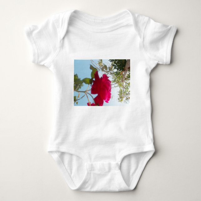 Cute Retro Hakuna Matata Gift Blue Red  Green SKY  Baby Bodysuit (Front)
