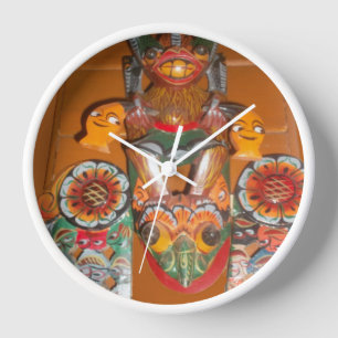 Cute Retro Halloween Bash Hakuna Matata Party Gift Clock