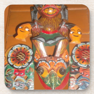 Cute Retro Halloween Bash Hakuna Matata Party Gift Coaster