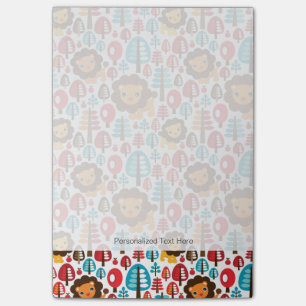 cute retro Lion kids illustration Post-it Notes