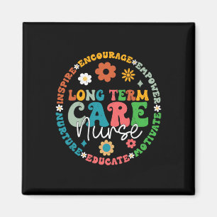 Cute Retro Ltc Nurse Long Term Care Nurse Apprecia Magnet