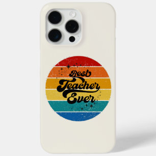 Cute Retro Minimal Phone Case   best teacher ever 