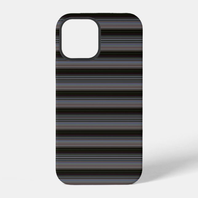 Cute retro modern stripes iPhone case (Back)