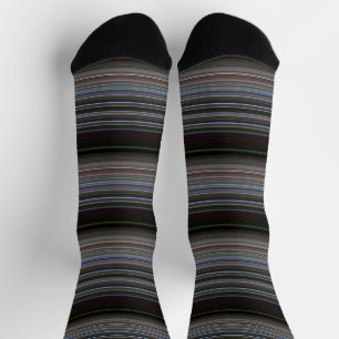 Cute retro modern stripes socks