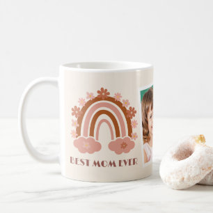 Cute Retro Muted Rainbow Mother's Day Coffee Mug
