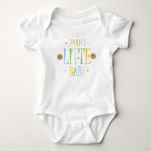 Cute Retro Spooky Little Baby Halloween Bodysuit