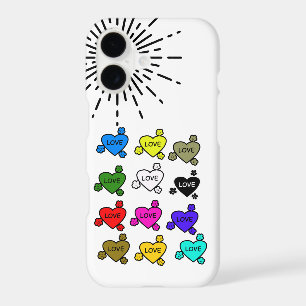 Cute Retro Stylish Hearts Pattern Newest Case- 
