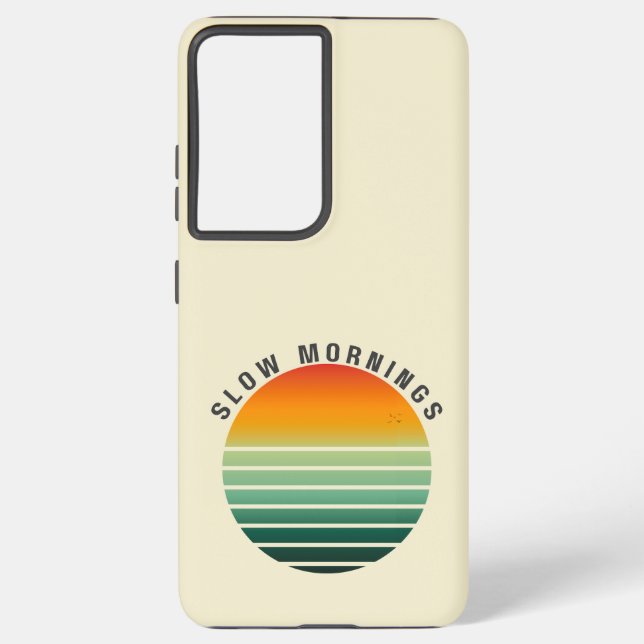 Cute Retro Sunset Phone Case (Back)