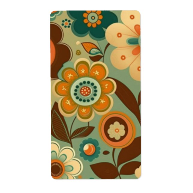 Cute retro vintage flowers (Front)