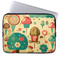 Cute retro vintage ice creams