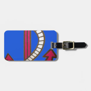 cute Retro Vintage Navy Achor.jpg Luggage Tag
