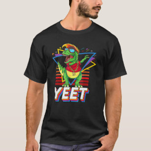 Cute Rex Dab Dance Dabbing Dinosaur Cool Retro Ye T-Shirt