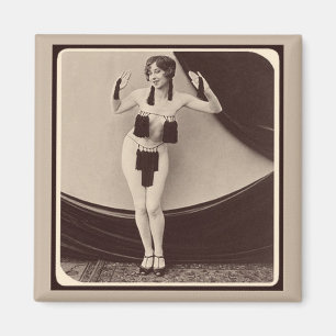 Cute risqué 1920's Flapper Girl    Magnet