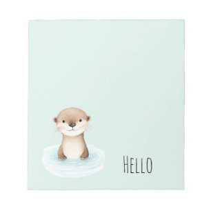 Cute River Otter Notepad