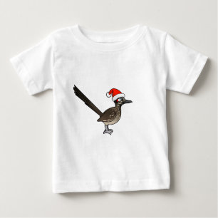 Cute Roadrunner Santa Claus Baby T-Shirt