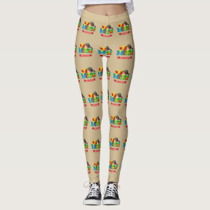 Cute Robin And The Four Colorful Gifts Leggings