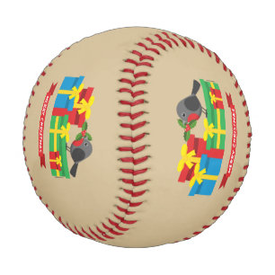 Cute Robin And The Four Colourful Gifts Baseball