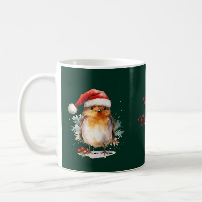 Cute Robin Coffee Mug (Left)