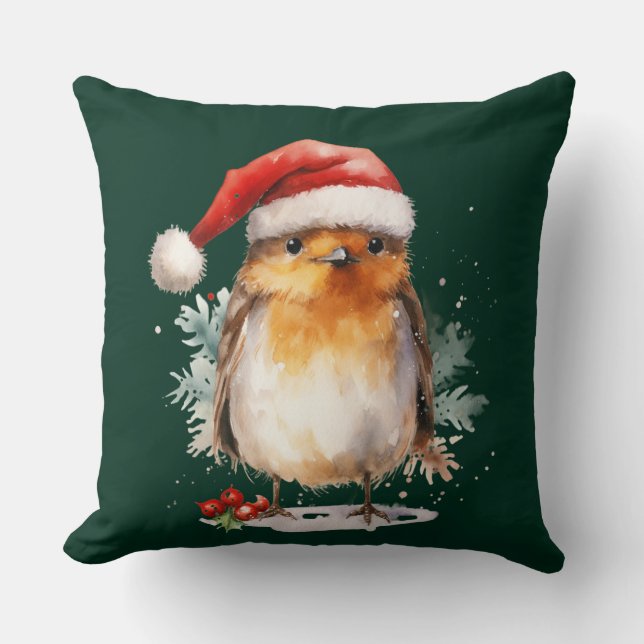 Cute Robin Cushion (Front)