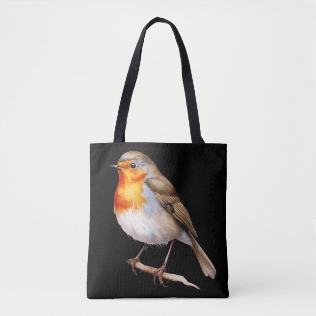 Cute Robin Tote Bag (Front)
