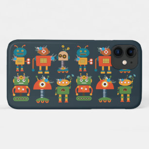 Cute robot children's design iPhone 11 case