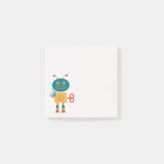 Cute robot colorful Geek Post-it Notes