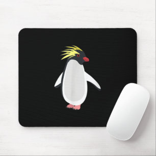 Cute Rockhopper Penguin Funny Antarctic Animal Mouse Pad