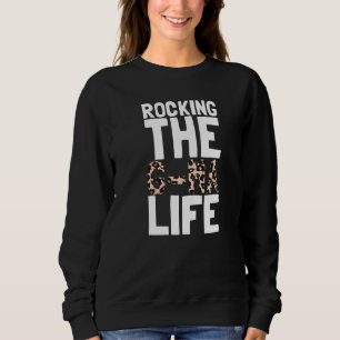 Cute Rocking The G Ma Life Leopard Grandma Mother' Sweatshirt