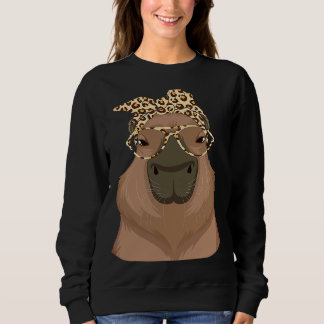Cute Rodent Capybara Witty Wild Animal Right Capyb Sweatshirt