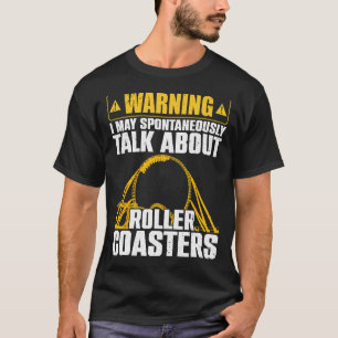 Cute Roller Coaster For Men Women Ride Rollercoast T-Shirt