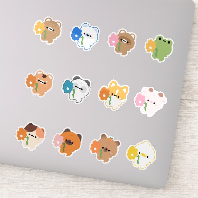 Cute Romantic Animal Flower (Detail)