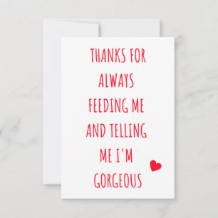 Cute romantic valentine's day card for him
