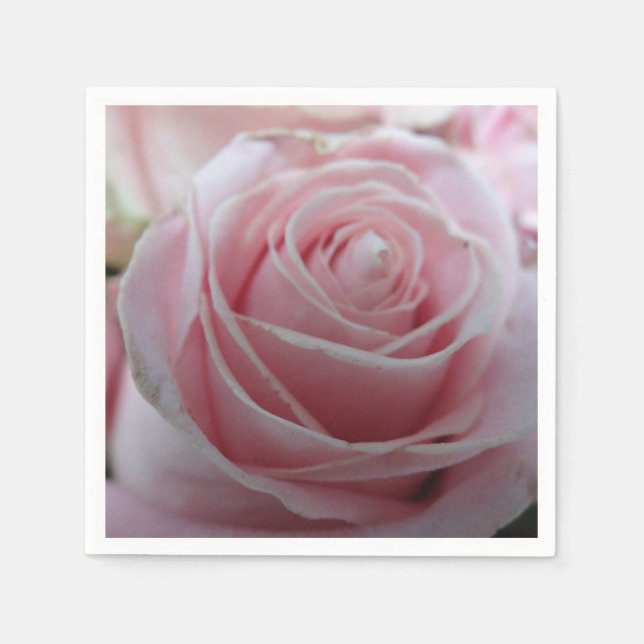 Cute Rose Flower Napkin (Front)
