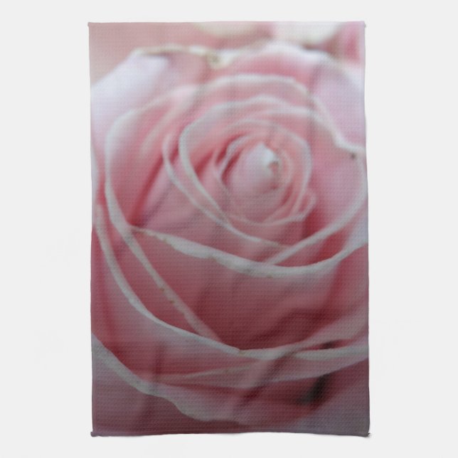 Cute Rose Flower Tea Towel (Vertical)
