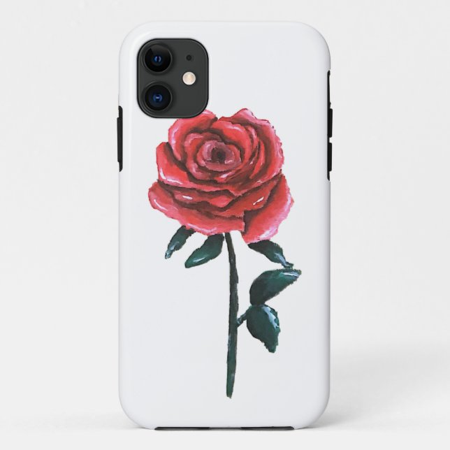 Cute Rose IPhone Case (Back)