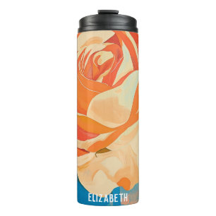 Cute Rose Mum Personalised Thermal Tumbler
