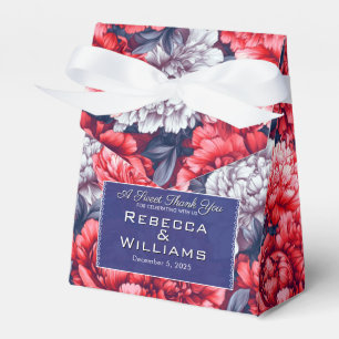 Cute Rose Sparkle Beach Wedding Favour Box
