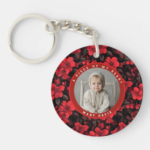 Cute Rose Themed Summer Party Key Ring