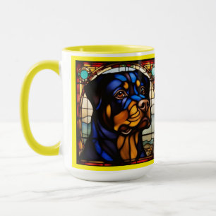 Cute Rottweiler Drinking Mug