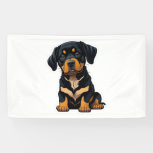 Cute Rottweiler - Gifts for Rottweiler Dog Owners  Banner
