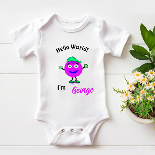 Cute round body baby bodysuit