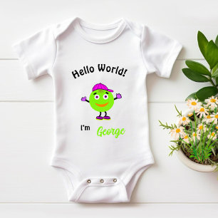 Cute round body baby bodysuit
