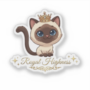 Cute Royal Siamese Cat