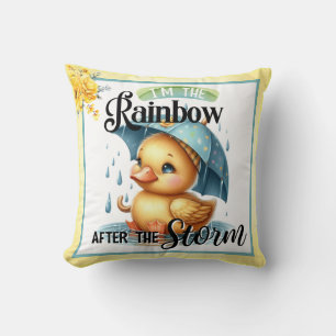 Cute Rubber Duck  Baby Shower Cushion