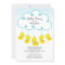 Cute Rubber Duck Baby Shower Invitations