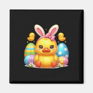 Cute Rubber Duck Duckling Bunny Headband Funny Eas Magnet